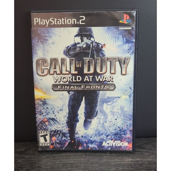 Call of Duty World at War Final Fronts PS2 PlayStation 2 CIB w/ Reg Card - Picture 1 of 4